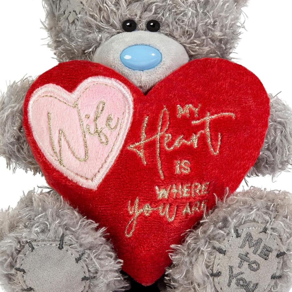 7" Wife Padded Heart Me to You Bear Extra Image 2